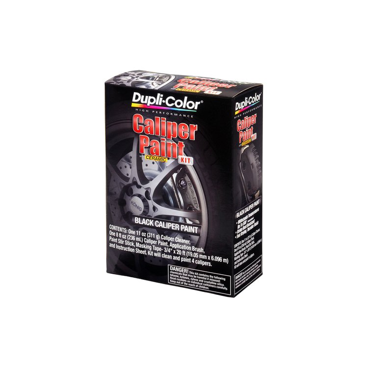 Brake Caliper Paint Kit Racing Black Satin