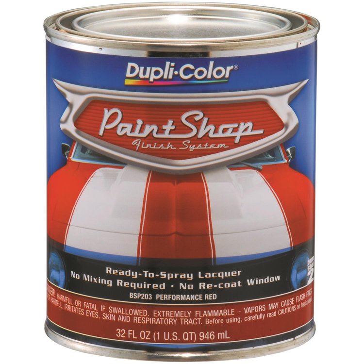 Paint Shop Paint Performance Red