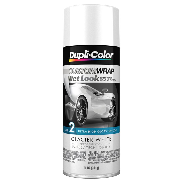 Custom Wrap Wet Look Glacier White
