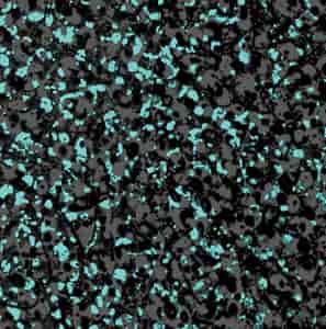 Spatter Paint Black/Aqua