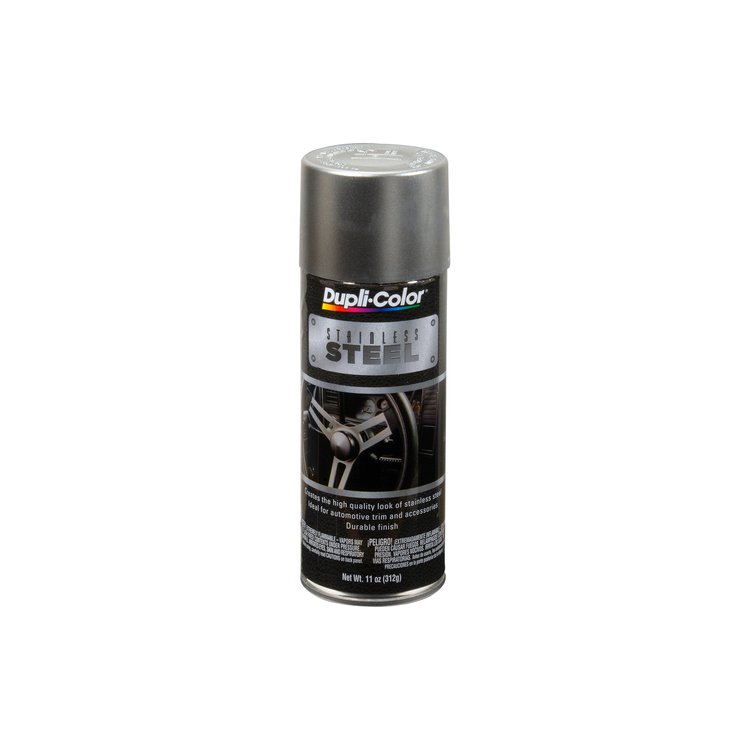 Automotive Metallic Simulated Stainless Steel Colored Paint 11oz.