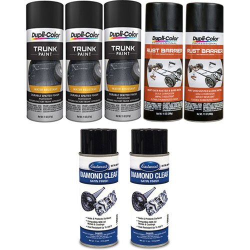 Trunk Paint Kit Gray & White
