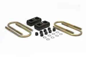 Suspension Rear Coil Spring Spacer Kit 1.5 Lift Rear Pair Incl. Blocks U-Bolts