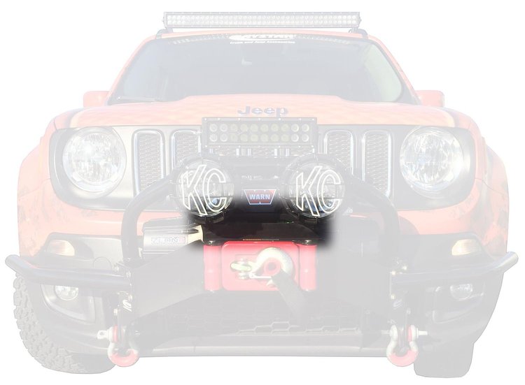 Winch Fairlead Light Bracket 2015-16 Jeep Renegade