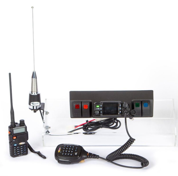 25 Watt 2-Way Radio w/ Handheld Radio for 2007-2018 Jeep Wrangler JK