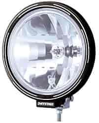 9IN 55 Watt DrivingLight w/black housing Advance Multi Surface Reflector with Light Cover