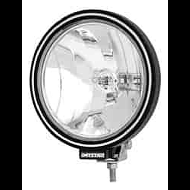 8IN 55 Watt DrivingLight w/black housing Advance Multi Surface Reflector with Light Cover