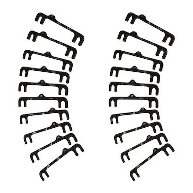 Camber Shim Track Kit 1973-1987 GM C10 Pickup Truck, For Detroit Speed Hydroformed Subframes and SpeedMAX Kits