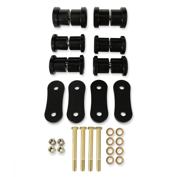 Heavy Duty Leaf Spring Shackle Kit For Select 1962-1981 GM Applications [With Bushings]