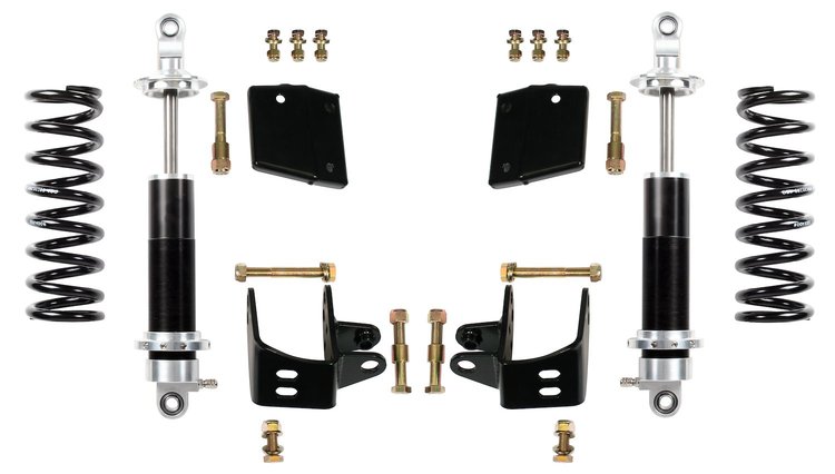 Rear Coilover Conversion Kit 1978-1988 GM G-Body, For GearFX/Moser Ford 9 in. with 3 in. Axle Tubes - Base Shock Package