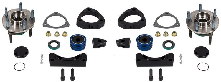 Rear Full Floater Kit, Chevy Corvette C7 Hub Assemblies