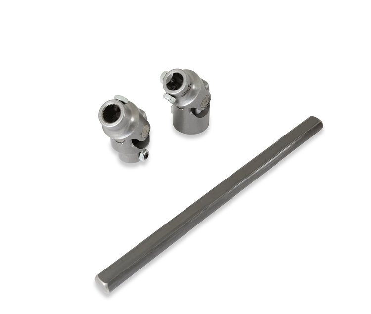 Intermediate Shaft plain steel Ididit Column 1in-DD column output shaft