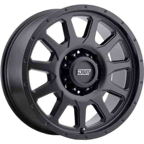 EL ARCO Truck Wheel 18" X 9" Satin Black 8 X 6.5"