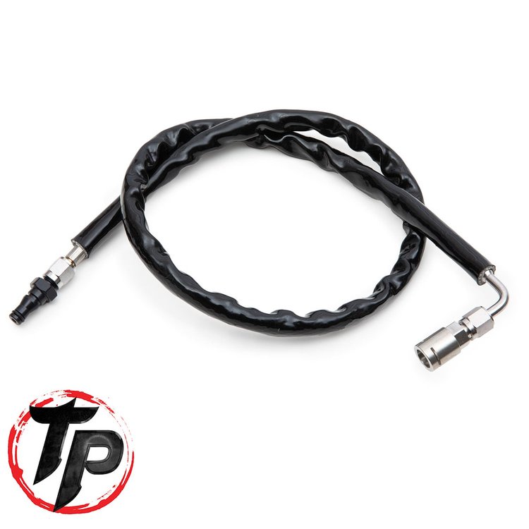 TP24MBL Stainless Braided Clutch Line for 2024+ Mustang GT