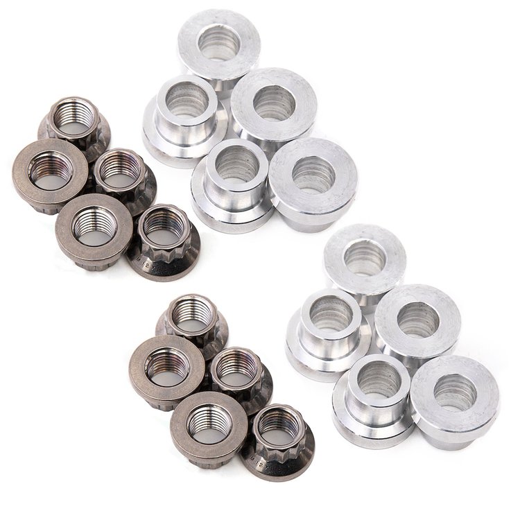 TPSSLNK-12 Lightweight Drag Racing Lug Kit, 12 mm x 1.5
