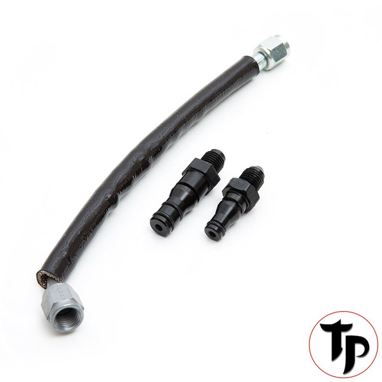 TPUSLCTS Upgraded Stainless Braided Line for 2004-07 Cadillac CTS-V/LS7 Slave