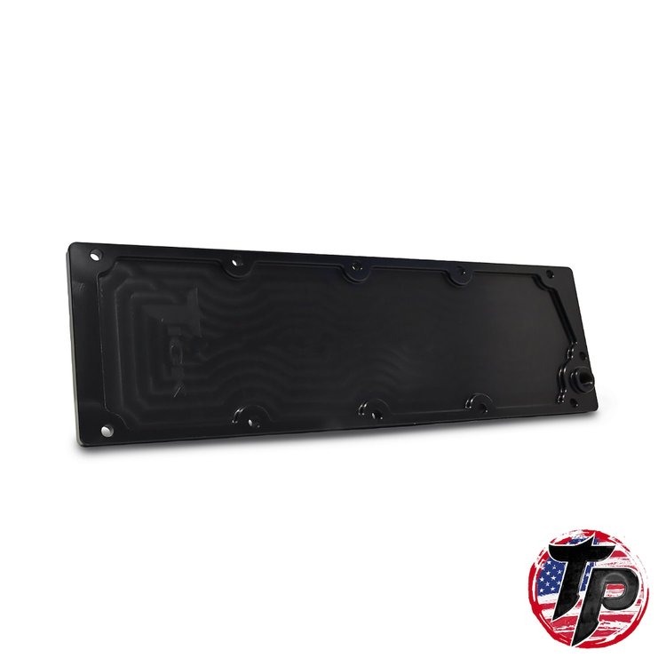 TPVC002-BLK Billet Valley Cover for GM Gen-IV LS, DOD Delete [Black Anodized]