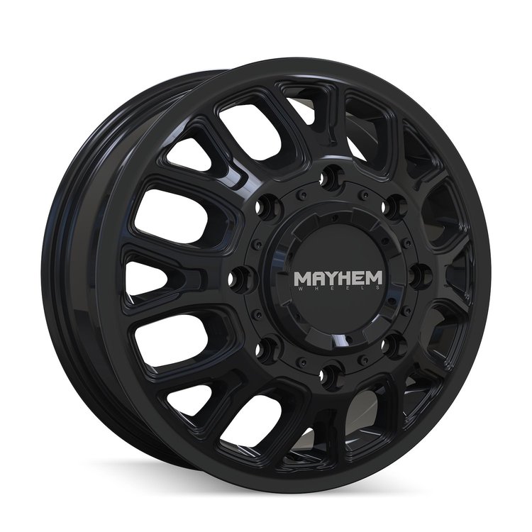 8107D-7679BF Cogent Dually 8107D Wheel [Size: 17" x 6.50"] Gloss Black Finish