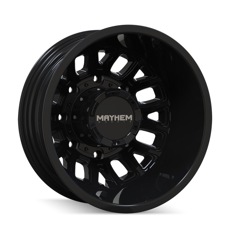 8107D-7681BR Cogent Dually 8107D Wheel [Size: 17" x 6.50"] Gloss Black Finish