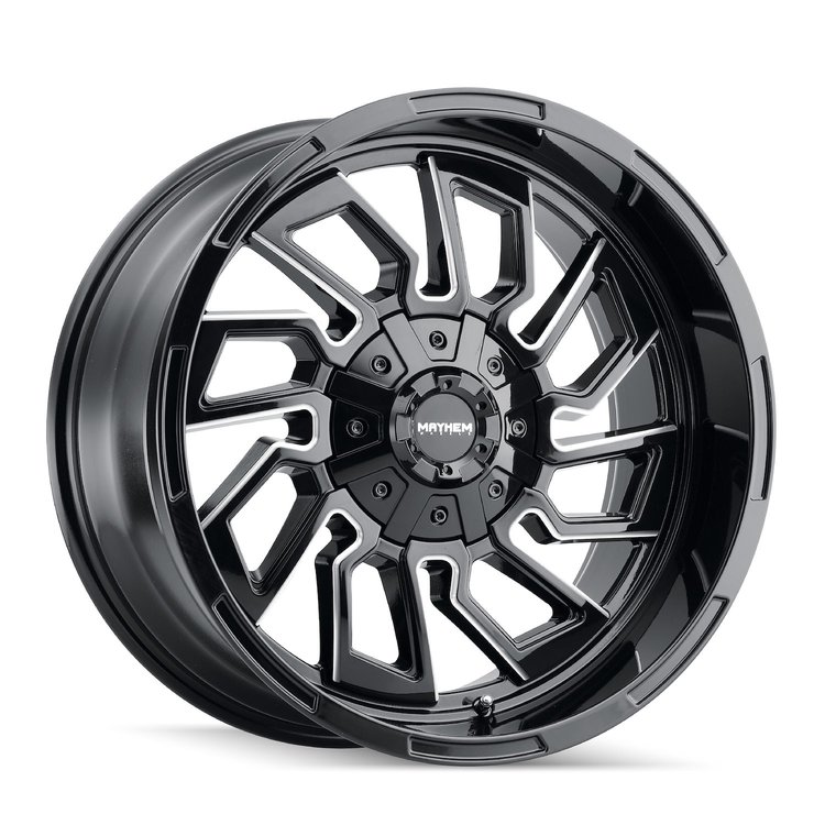 8111-2170BM Flywheel 8111 Wheel [Size: 20" x 10"] Gloss Black Milled Finish