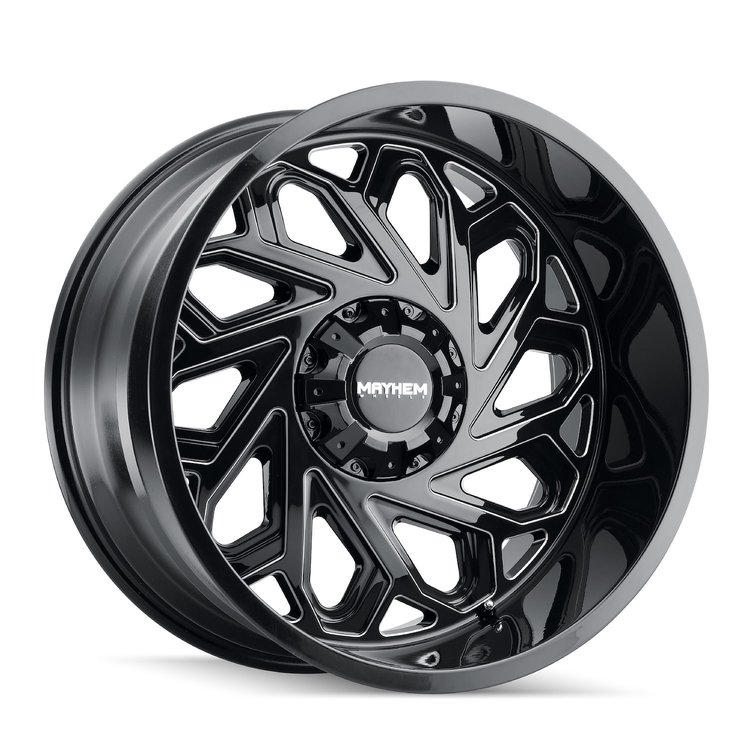 8112-2170BM Essex 8112 Wheel [Size: 20" x 10"] Gloss Black Milled Finish
