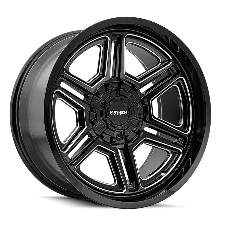 8117-2156BM Hermosa 8117 Wheel [Size: 20" x 10"] Gloss Black Milled Finish