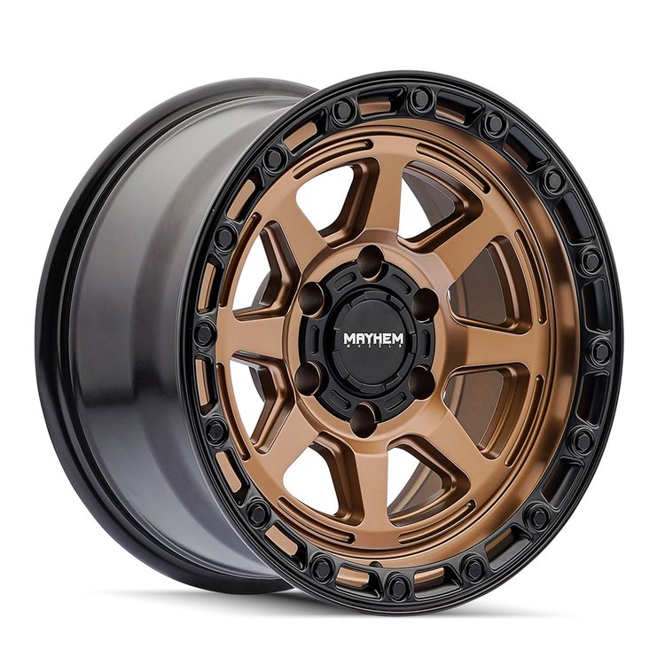 8306-7873BZ Ridgeline 8306 Wheel [Size: 17" x 8.50"] Satin Bronze Finish