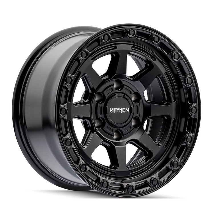 8306-7873MB Ridgeline 8306 Wheel [Size: 17" x 8.50"] Satin Black Finish