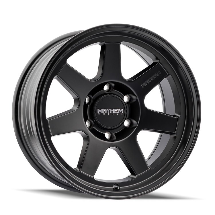 8307-7973MB Convoy 8307 Wheel [Size: 17" x 9"] Satin Black Finish