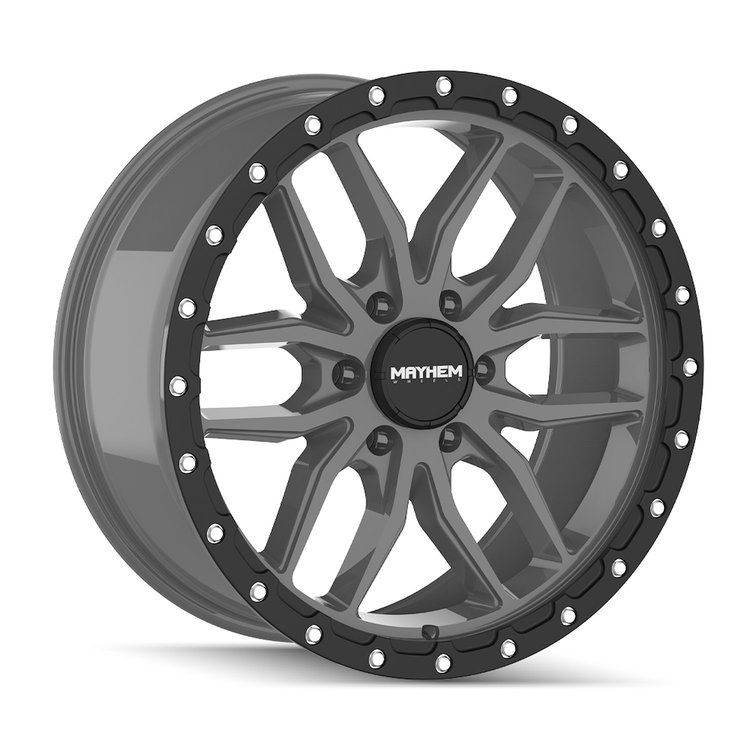 8310-2936MGT 8310 VECTOR Wheel [Size: 20"x9"] Matte Gunmetal w/Black Lip Finish