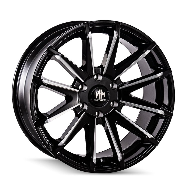 8109-2983BM18 Crossfire 8109 Wheel [Size: 20" x 9.50"] Gloss Black Milled Finish