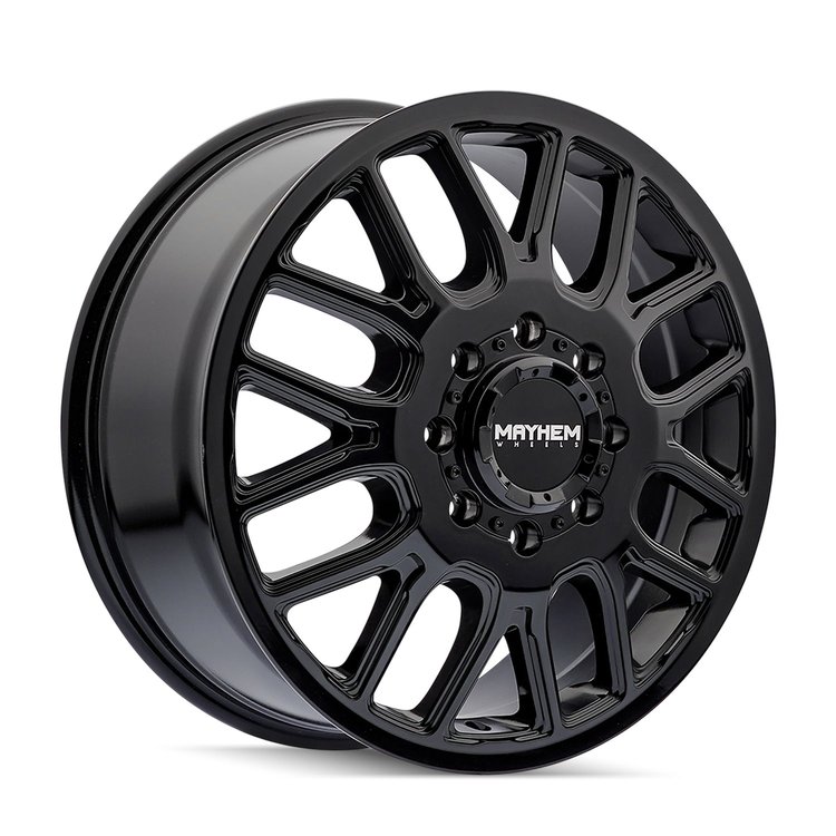 8107D-2881BF115 Cogent Dually 8107D Wheel [Size: 20" x 8.25"] Gloss Black Finish