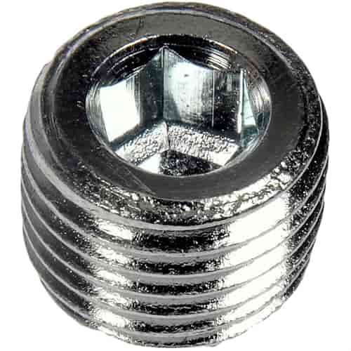 Steel Pipe Plug C.S. Hex 1/4"-18 NPT x 1/2"