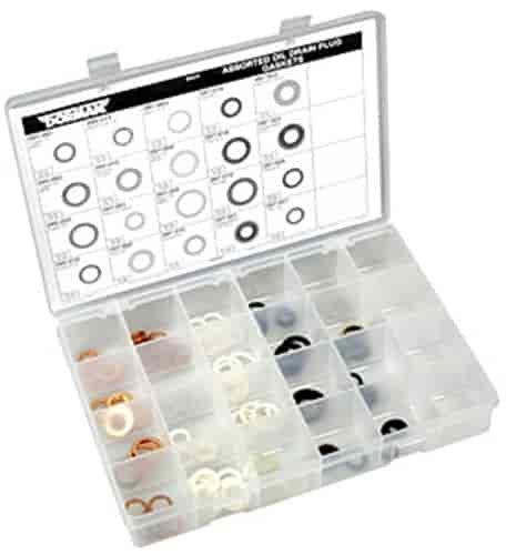 Oil Drain Plug Gasket Assortment Universal 20 SKU