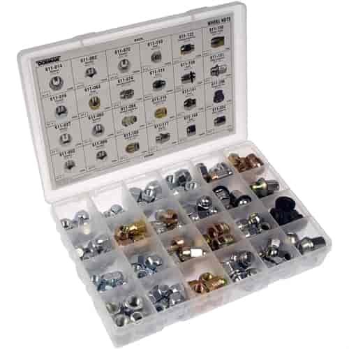 030-613 Wheel Nut Tech Tray 24 Skus; Assorted