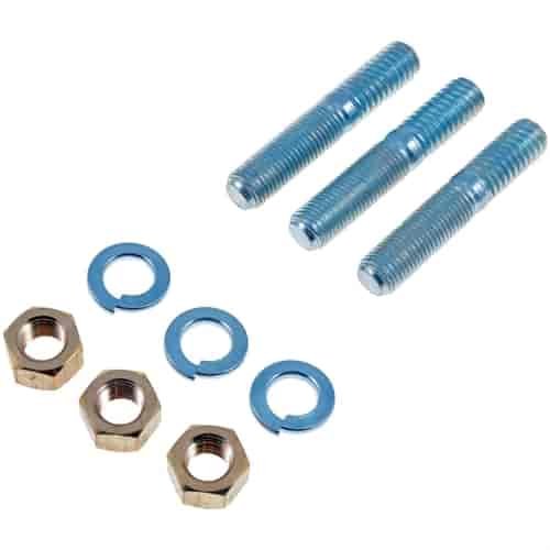 03103 Exhaust Stud Kit - 3/8-24 x 2 in.; 1978-1982 Chrysler; 1978-1983 Dodge; 1978-1983 Plymouth