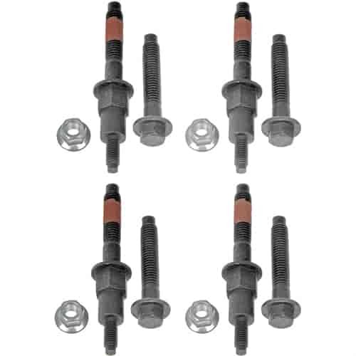Grade 10.9 Steel Exhaust Manifold Hardware Kit, M8 and M6 Thread for 2004-2013 Chrysler, Dodge, Jeep, and Mitsubishi Vehicles