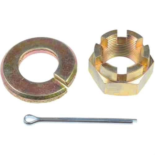 Spindle Nut Kit M22-1.5 Contents Nut Washer Retainer And Cotter Pin
