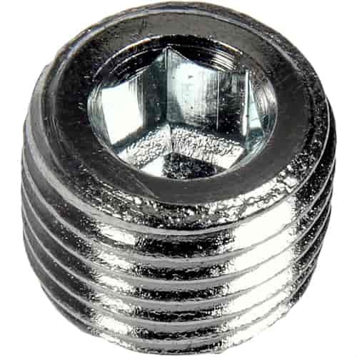 Pipe Plug C.S. Hex [1/4-18 NPT X 1/2 in.]