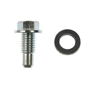 090-034.1 Oil Drain Plug Pilot Point M12-1.75, Head Size 15mm; AMERICAN/CHRYSLER/FORD/GENERAL/ISUZU/JAGUAR/MAZDA/SAAB/SUZUKI