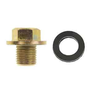 090-038 Oil Drain Plug Standard M12-1.25, Head Size 14mm; Chevrolet/INFINITI/Lexus/Mercury/Nissan/Pontiac/Scion/Suzuki/Toyota