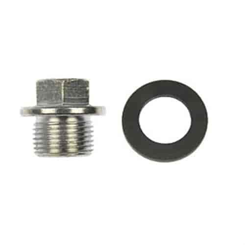 090-040 Oil Drain Plug Standard M20-1.50, Head Size 17mm; Chevrolet/Dodge/GMC/Honda/Isuzu/Plymouth/Porsche/Subaru