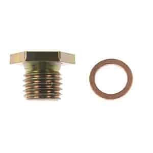 090-165 Oil Drain Plug Standard M12-1.50, Head Size 17mm W/6mm Countersunk Hex; 1994-2013 BMW