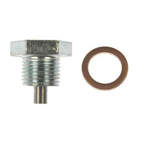 090-177 Magnetic Oil Drain Plug M14-1.25, Head Size 19mm; 2003-2010 Ford; 2005-2011 IC Corporation; 2003-2011 International