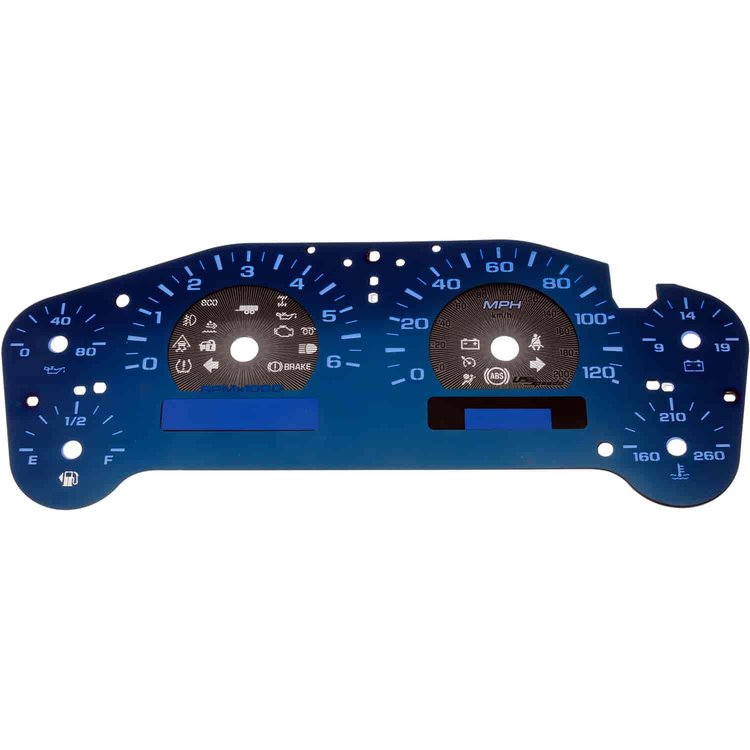 Instrument Cluster Upgrade Kit - Aqua W/ Trans Temp