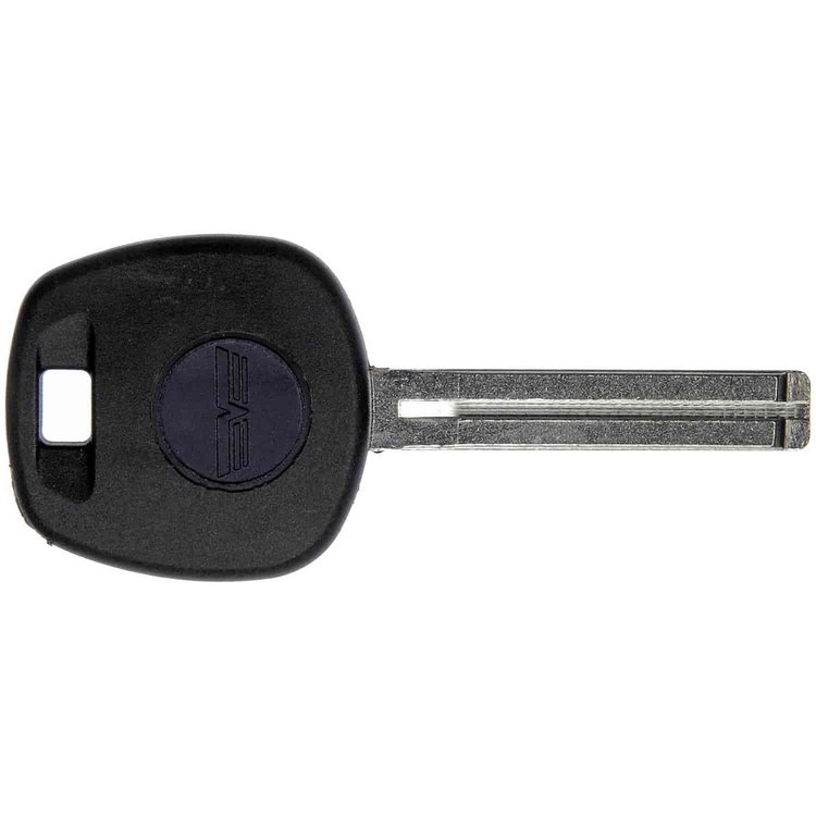 Ignition lock key with transponder