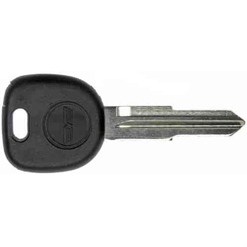 Ignition lock key with transponder