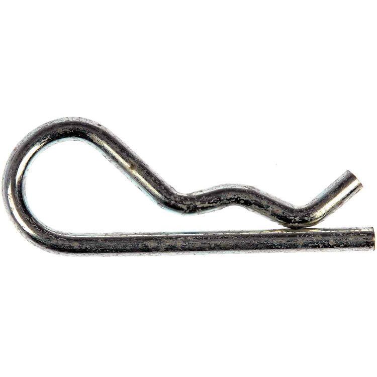 121-004 Hitch Pin Clip-Wire Dia .125 in, Drill Hole Size 9/64 in, Length 2-15/16 in.
