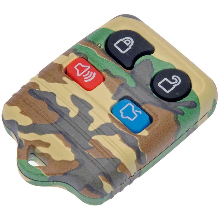 Keyless Remote Case Replacement Green Camouflage