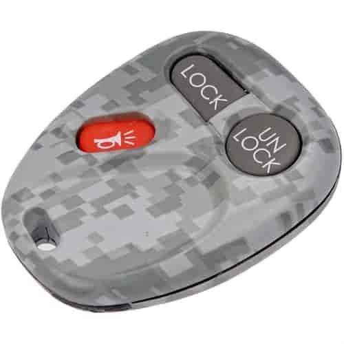 Keyless Remote Case Replacement Gray Digital Camouflage